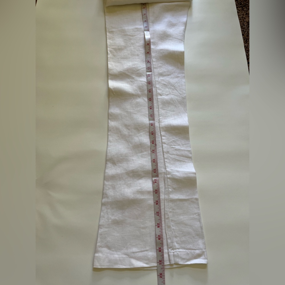 Ganni white Linen Trousers - Picture 4 of 8